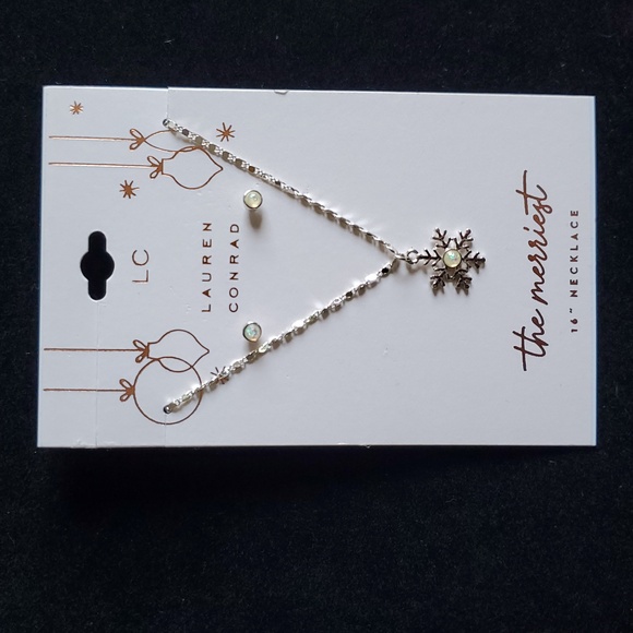 LC Lauren Conrad Necklace & Earring Set - Picture 1 of 4